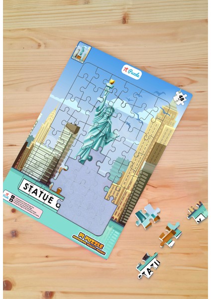 Canlanan Puzzle - Statue Of Liberty - Özgürlük Anıtı (Sürpriz Pırıl )