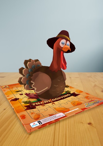 Canlanan Puzzle - Happy Thanksgiving - Şükran Günü (Sürpriz Pırıl )