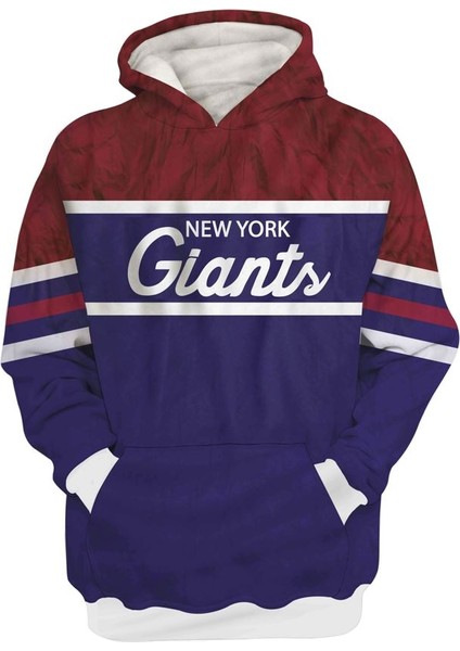 New York Giants 3D Oversize Hoodie