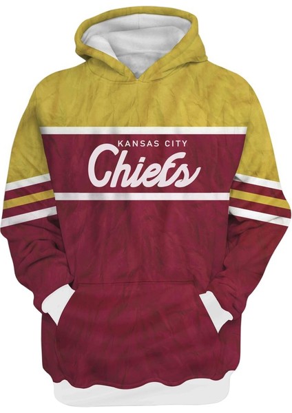 Kansas City Chiefs 3D Oversize Hoodie