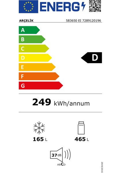 583650 Eı No Frost 630L Buzdolabı