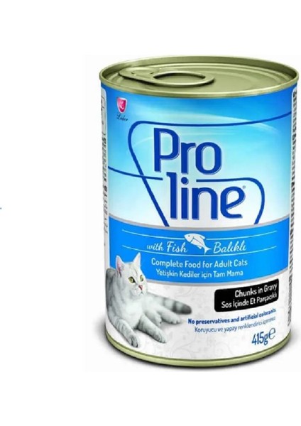 Balıklı Kedi Konserve 415 gr X6 Adet