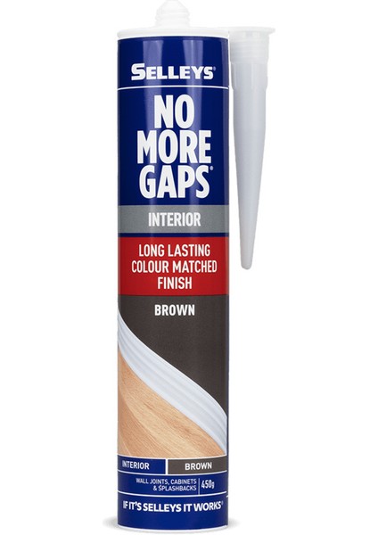 Filli Boya Selleys® No More Gaps Esnek Dolgu Macunu Kahverengi 450G
