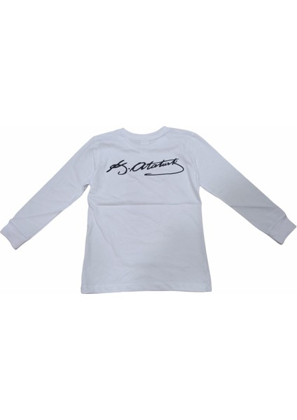 Erkek Çocuk / Kız Çocuk Atatürk Desenli Sırtı Imzalı Swetshirt fiyatları