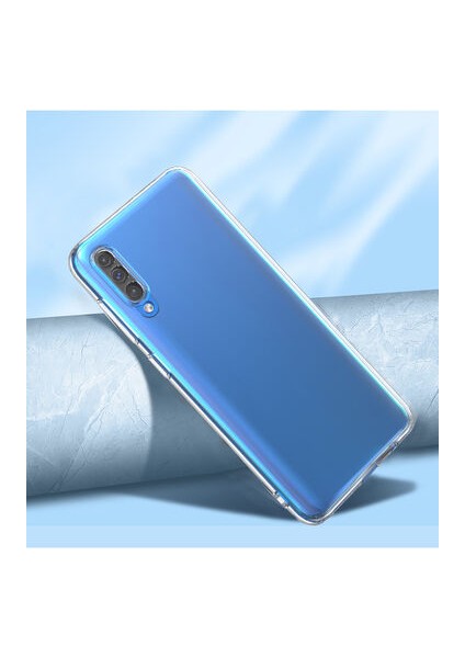Samsung A50S Kılıf Şeffaf Silikon Kamera Korumalı 3D