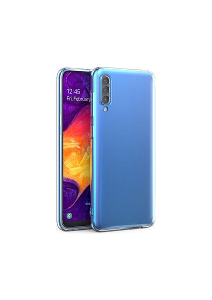 Samsung A50S Kılıf Şeffaf Silikon Kamera Korumalı 3D