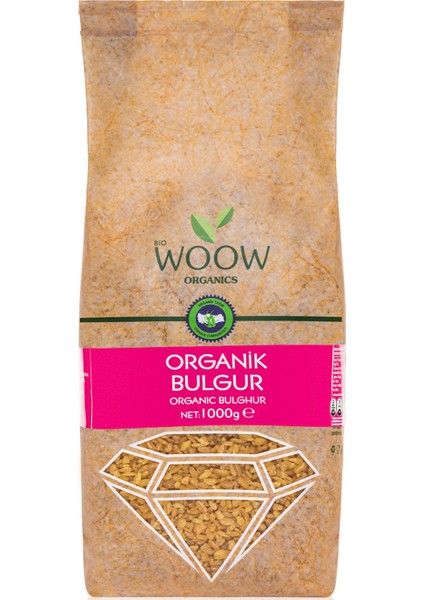 Bio Woow Organics Pilavlık Bulgur 1000 gr