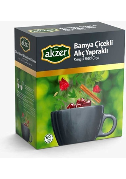 Bamya Çiçekli, Alıç Yapraklı Çay 60’lı
