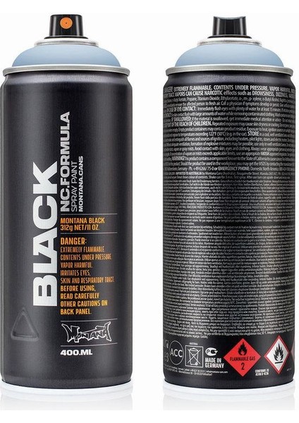 Montana Black Sprey Boya 400ML Trout BLK5180