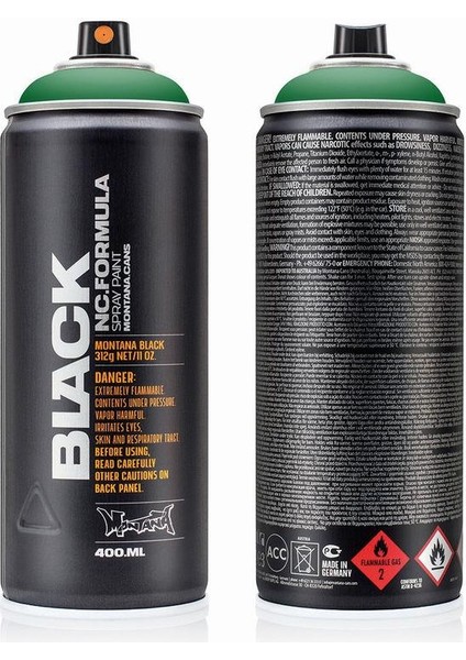 Montana Black Sprey Boya 400ML Plant BLK6095