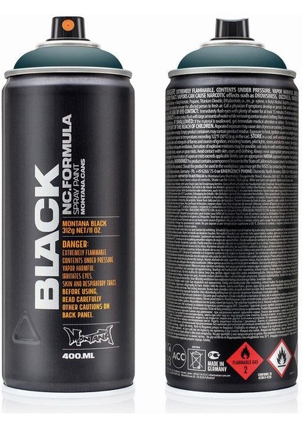Montana Black Sprey Boya 400ML Riffs BLK6175