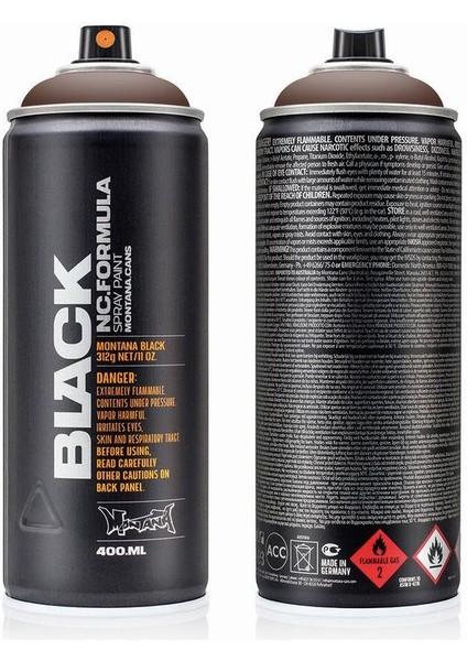 Montana Black Sprey Boya 400ML Mud BLK8260