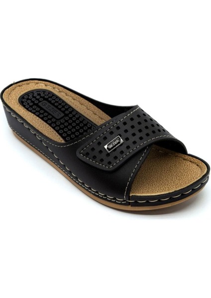 06 Masaj Tabanlı Ayarlanabilir Cırtlı Anatomik Tabanlı Lacivert Anne Terliği modelleri