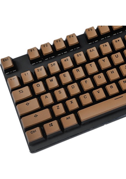 Pbt Puding Keycap Kiraz Mx Mekanik Klavye Kırmızı - Siyah (Yurt Dışından)