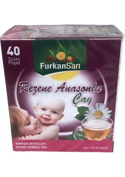Rezene Anasonlu Bitki Çayı Süzen Poşet 40'lı