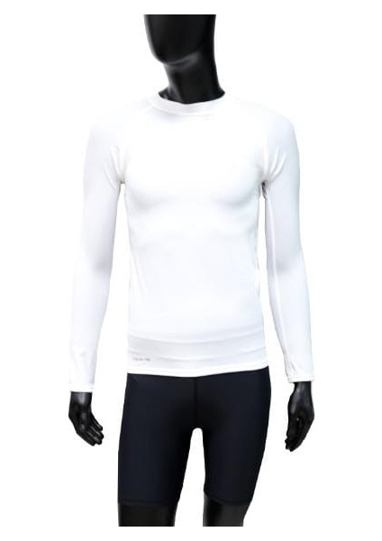 Toprak Spor Erkek Beyaz Uzun Kollu Antrenman Üstü TS25042