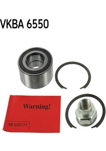 SKF VKBA6550 On Teker Rulmani Corsa D 07- Fiorino Idea Linea Punto 1.3 Multijet 1.2 1.4 00 1603337 71745046 (WE124445)