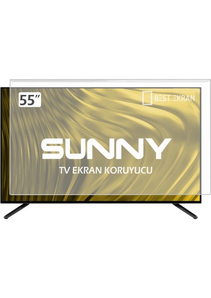 Sunny TRSNLED055410700 Tv Ekran Koruyucu - Sunny 55" Inç 139 cm Ekran Tv Kırılmaz Koruma Paneli fiyatları