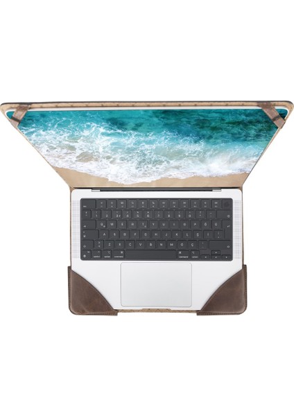 Chester Deri 13-14 Inç Macbook Kılıfı TN03 Kahverengi fiyatları