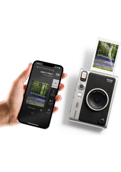 Instax Mini Evo Siyah Fotoğraf Makinası ve Mega Seti fırsatları