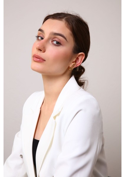 Kadın 2'li Burgu & Gold Cuff