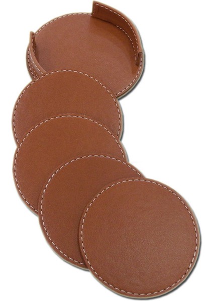 Kahve Masa Üstü Derili Bardak Altlığı fiyatları