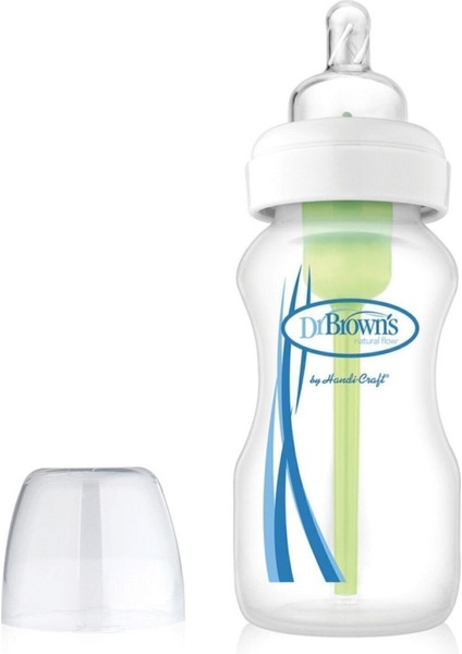 Yenidoğan Cam Biberon 270 ml Geniş Ağız