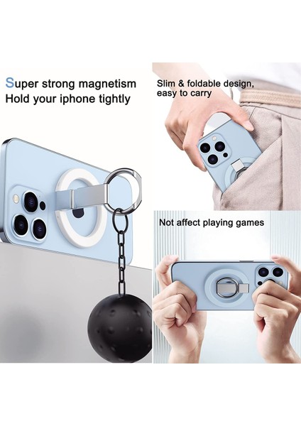 Manyetik Magsafe Telefon Yüzük Tutma Parmak Tutacağı Ayarlanabilir Stand (Yurt Dışından) fırsatları