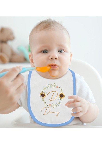 Kids Kişiye Özel Mavi Bebek Mama Önlüğü - Model 134 fiyatları