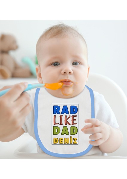 Kids Kişiye Özel Mavi Bebek Mama Önlüğü - Model 113 fiyatları