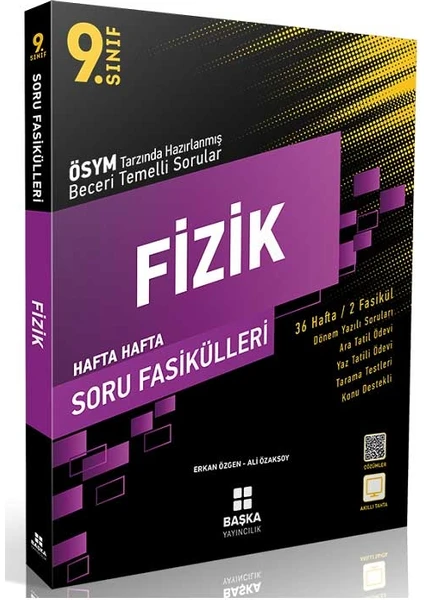 Başka Yayınları 2022 9.Sınıf Fizik Hafta Hafta Soru Fasikülleri