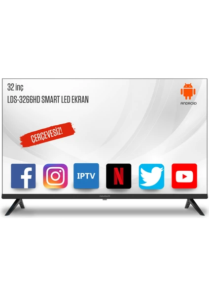 LDS-3266 32" 81 Ekran HD Ready Smart LED TV