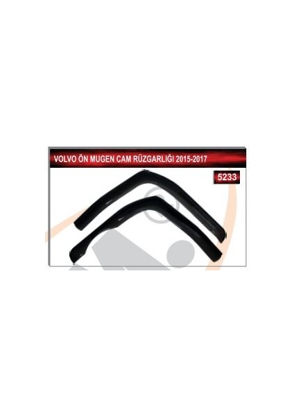 Volvo Ön Mugen Cam Rüzgarlığı 2015 - 2017