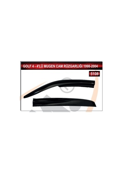 Golf 4 4'lü Mugen Cam Rüzgarlığı 1998-2004