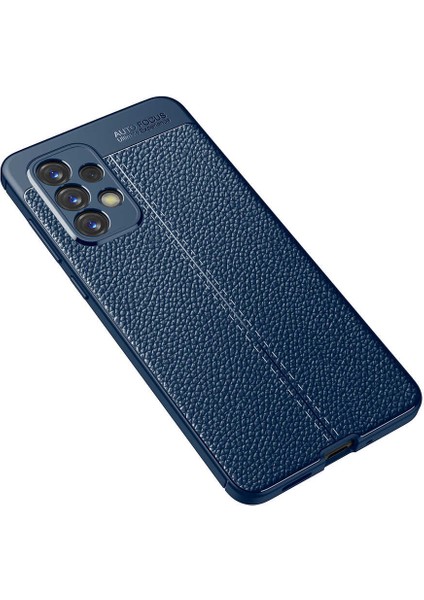 Casestreet Samsung Galaxy A33 5g Kılıf Niss Silikon Deri Görünümlü Kamera Korumalı Lacivert fiyatları