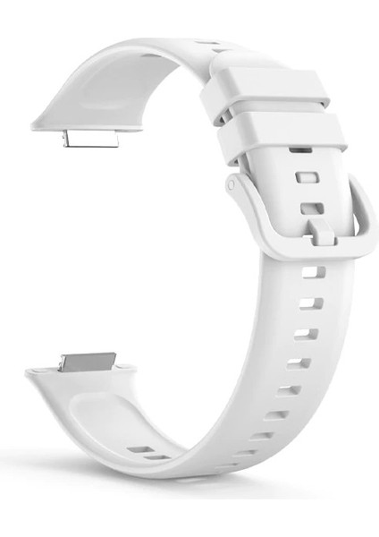 Huawei Watch Fit 2 Kordon Mat Kançalı Silikon Krd 43 Beyaz