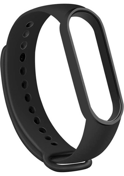 Xiaomi Mi Band 7 Kordon Silikon Mat Klasik Renkli Siyah