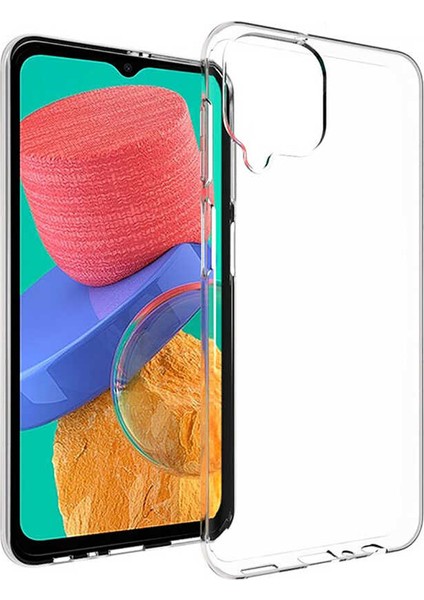 Samsung Galaxy M33 Kılıf Süper Silikon Lüx Korumalı Şeffaf