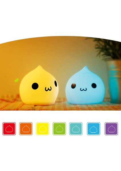Çocuklar İçin LED Karikatür Figürlü Gece Lambası - Beyaz (Yurt Dışından) fırsatları