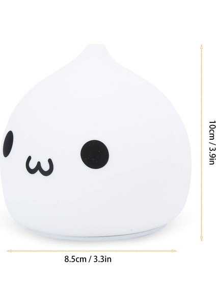 Çocuklar İçin LED Karikatür Figürlü Gece Lambası - Beyaz (Yurt Dışından) indirimleri