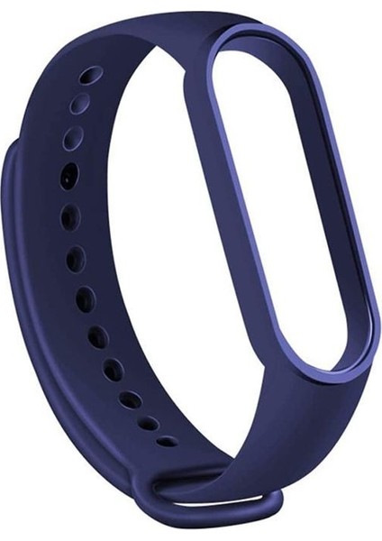 Xiaomi Mi Band 7 Kordon Silikon Mat Klasik Renkli Lacivert
