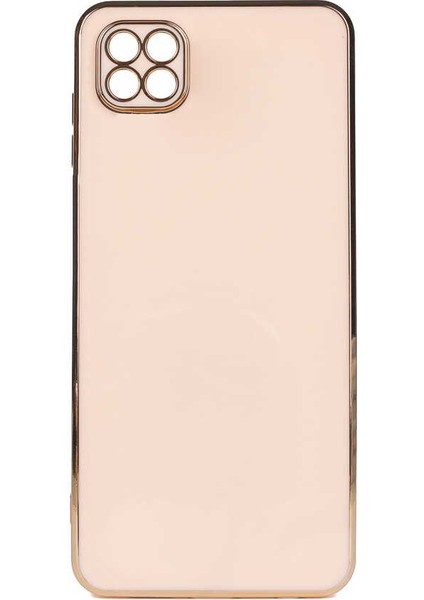 Xiaomi Redmi 9c Kılıf Bark Parlak Silikon Renkli Kenarları Rose Bronz