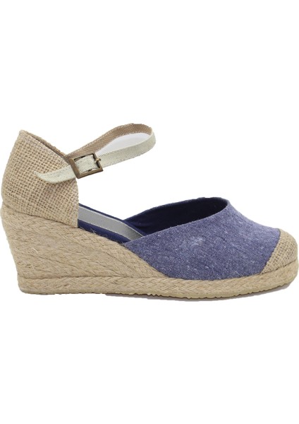 Kadın Keten Sandalet Terlik