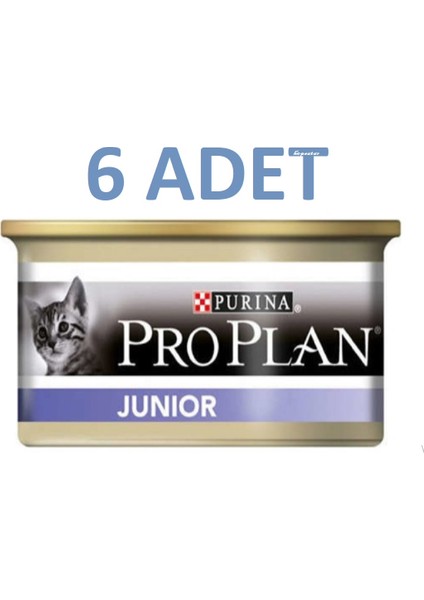 Proplan Junior Kitten Tavuklu Yavru Kedi Yaş Mama Konserve 6 Adet x 85 gr fiyatları