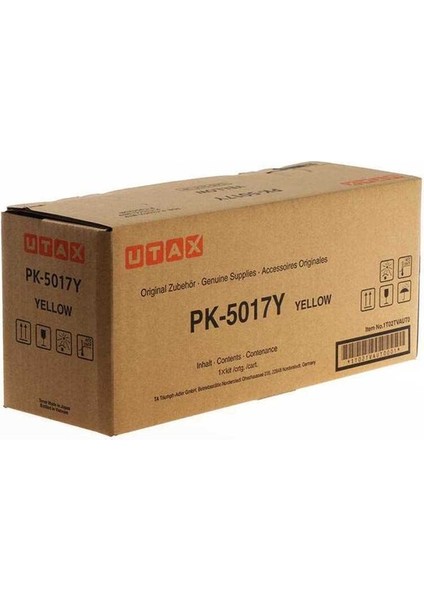 PK-5017 Sarı Orjinal Fotokopi Toneri P-C3062DN