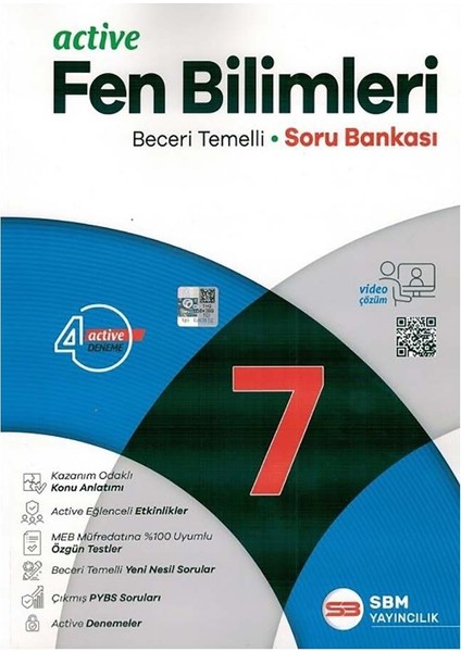 Sbm 7. Sınıf Active Fen Bilimleri Soru Bankası (Beceri Temelli)