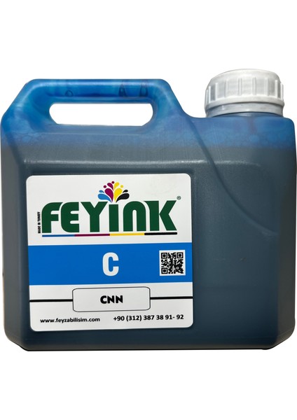 Canon Tm-Tx Serisi Uyumlu Dye Mürekkep PFI-310 PFI-710 C (Cyan) -1000ML-