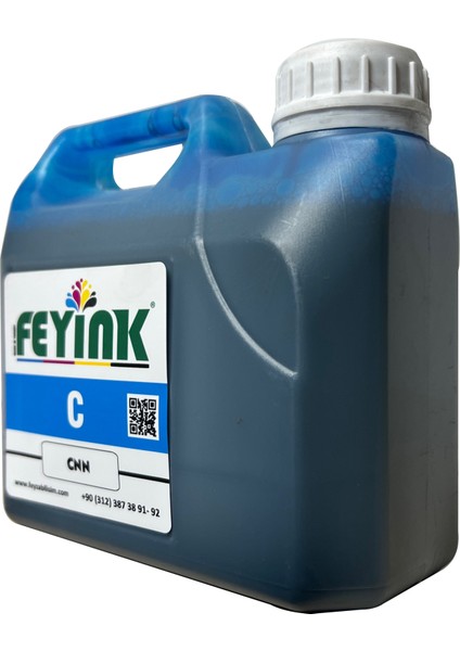 Canon Tm-Tx Serisi Uyumlu Dye Mürekkep PFI-310 PFI-710 C (Cyan) -1000ML-