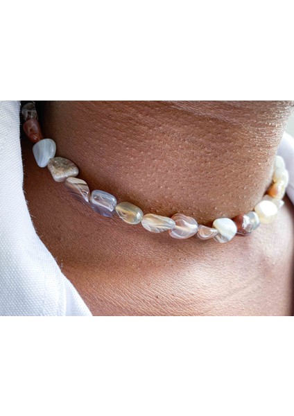 Akik Taşı Doğaltaş Kolye Tımbıl fiyatları