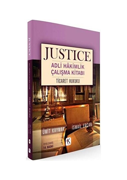 Ticaret Hukuku - Justice Adli Hakimlik Çalışma Kitabı